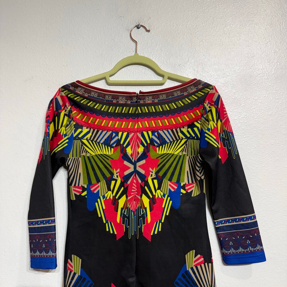 Flying Tomato Black Mini Bodycon Dress Sz M - Picture 7 of 12